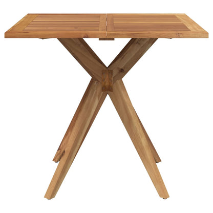 3 Piece Garden Dining Set Solid Wood Acacia