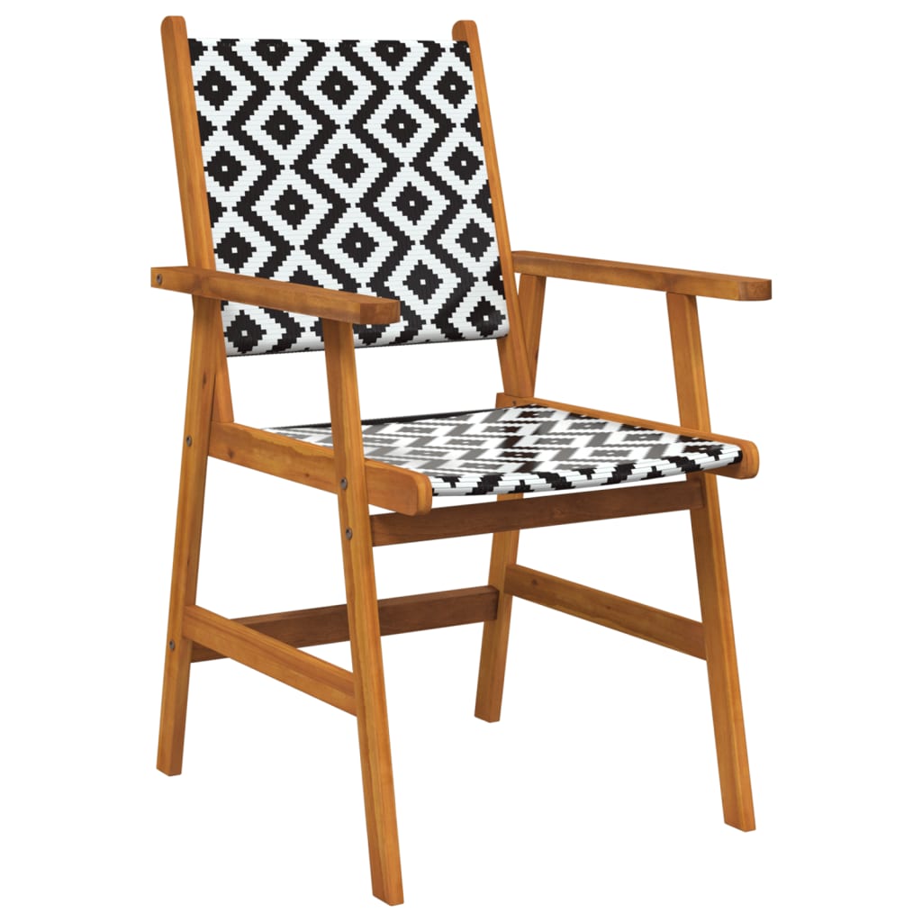 3 Piece Garden Dining Set Solid Wood Acacia