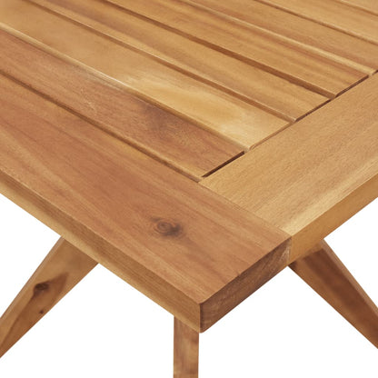 3 Piece Garden Dining Set Solid Wood Acacia