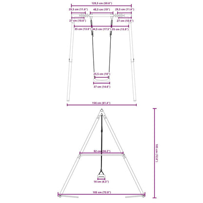 Outdoor Swing Set with Swing