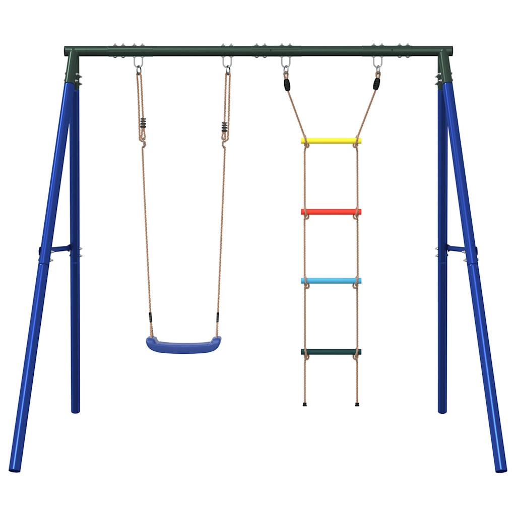 Outdoor Swing Set with Swing and Ladder