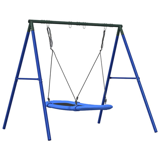 Outdoor Swing Set with Nest Swing