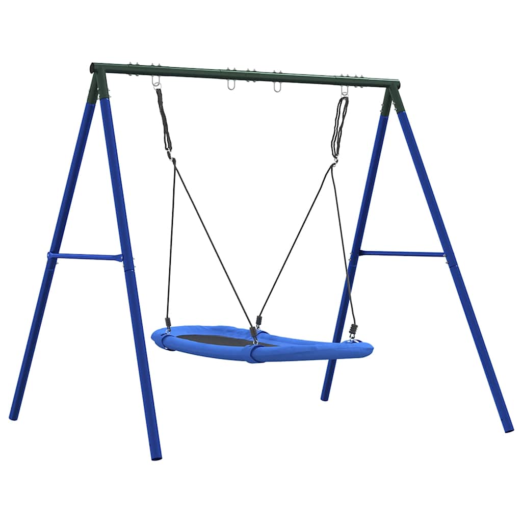 Outdoor Swing Set with Nest Swing
