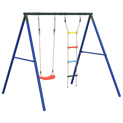 Outdoor Swing Set with Swing and Ladder