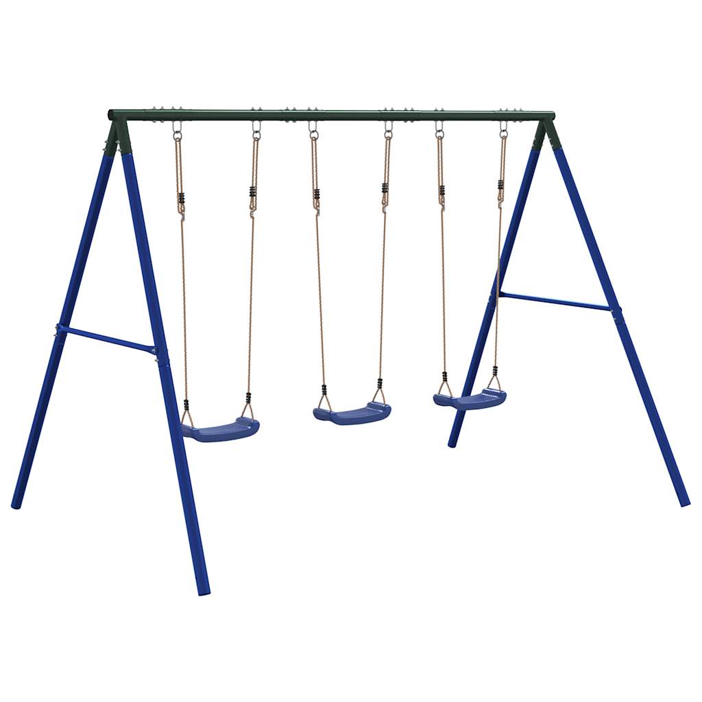 Outdoor Swing Set with 3 Swings