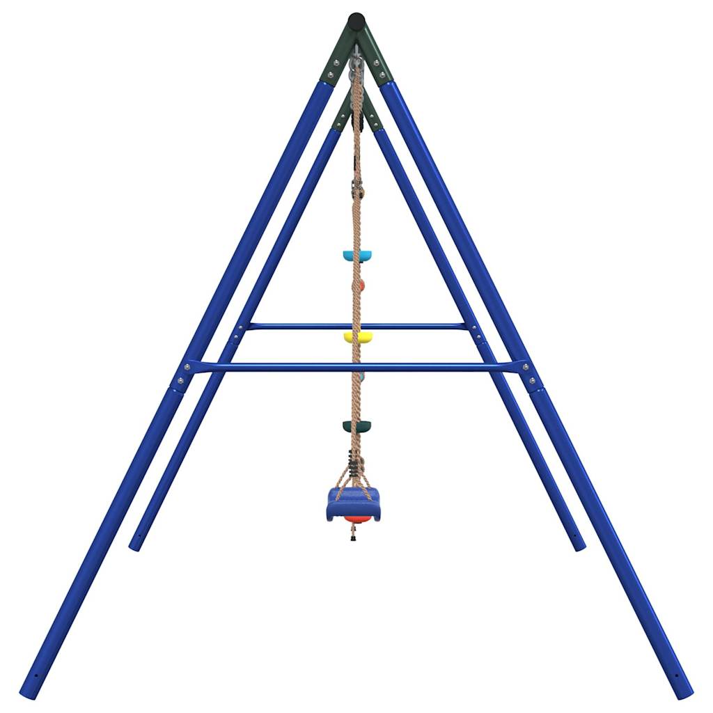 Outdoor Swing Set with Swing, Ladder, Disc Swing
