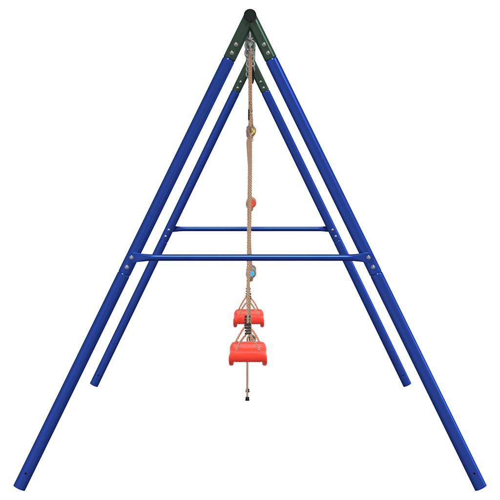Outdoor Swing Set with Swings and Ladder