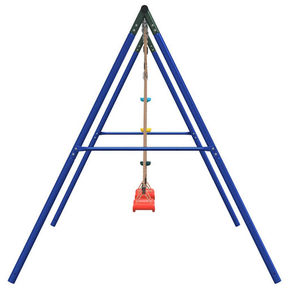 Outdoor Swing Set with Swings and Disc Swing