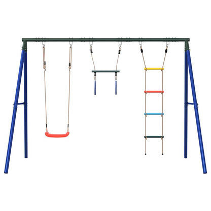 Outdoor Swing Set with Swing. Trapeze. Ladder