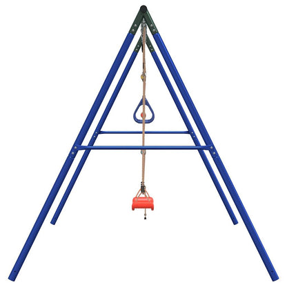 Outdoor Swing Set with Swing. Trapeze. Ladder
