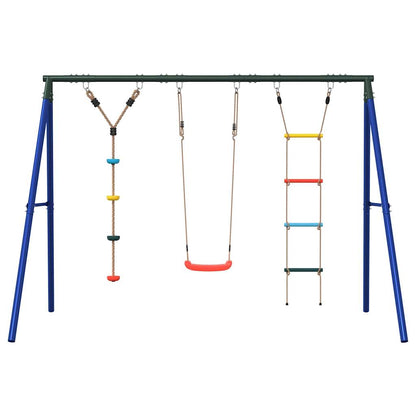 Outdoor Swing Set with Swing. Ladder. Disc Swing