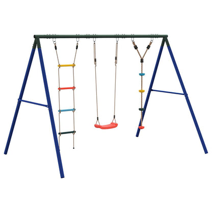 Outdoor Swing Set with Swing. Ladder. Disc Swing