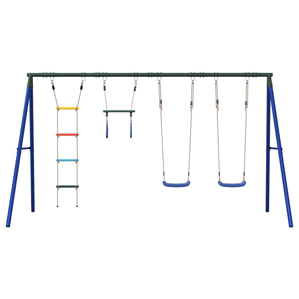 Outdoor Swing Set with Swings. Trapeze. Ladder