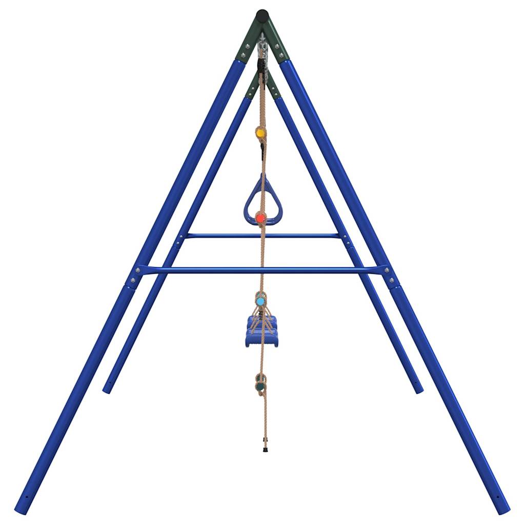Outdoor Swing Set with Swings. Trapeze. Ladder