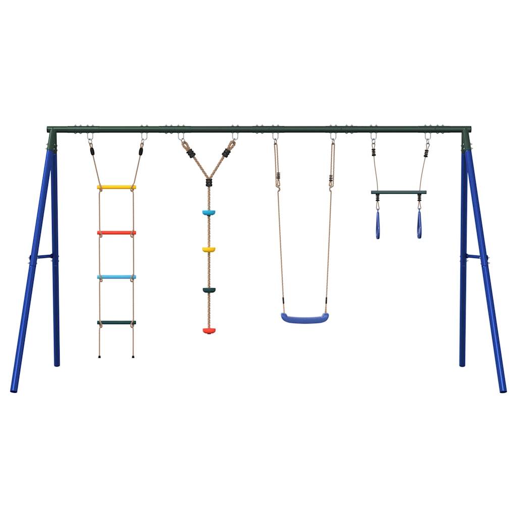 Outdoor Swing Set with Swing. Trapeze. Ladder. Disc Swing