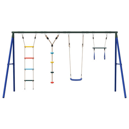Outdoor Swing Set with Swing. Trapeze. Ladder. Disc Swing