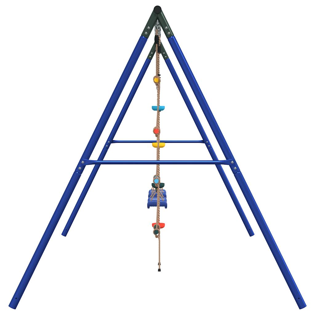 Outdoor Swing Set with Swing. Trapeze. Ladder. Disc Swing