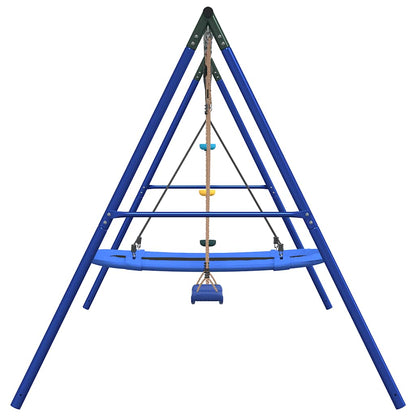 Outdoor Swing Set with Swing, Disc Swing, Nest Swing