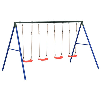 Outdoor Swing Set with 4 Swings
