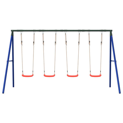 Outdoor Swing Set with 4 Swings
