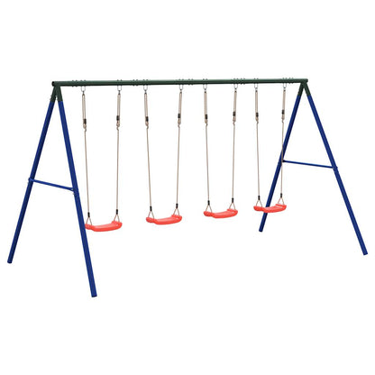 Outdoor Swing Set with 4 Swings