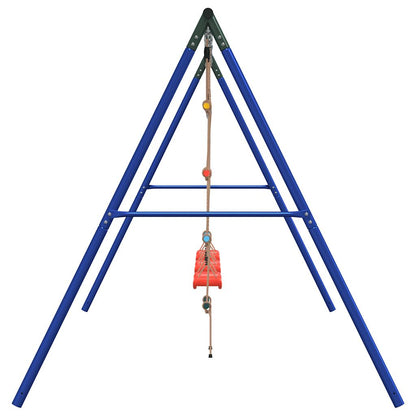 Outdoor Swing Set with Swings and Ladder