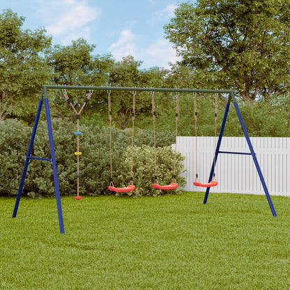 Outdoor Swing Set with Swings and Disc Swing