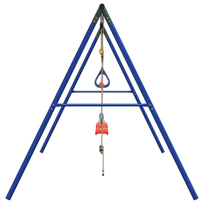 Outdoor Swing Set with Swings. Trapeze. Ladder