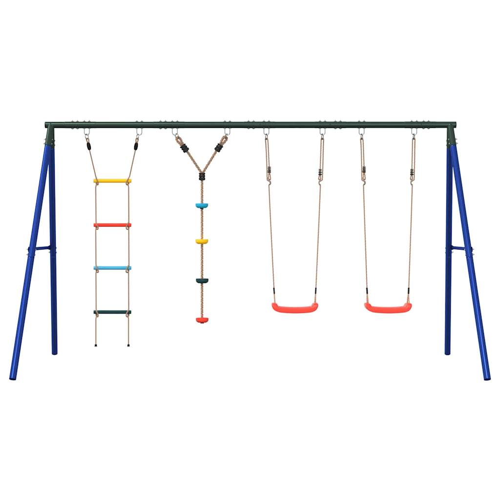 Outdoor Swing Set with Swings. Ladder. Disc Swing