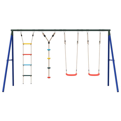 Outdoor Swing Set with Swings. Ladder. Disc Swing