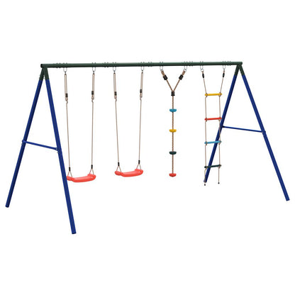 Outdoor Swing Set with Swings. Ladder. Disc Swing