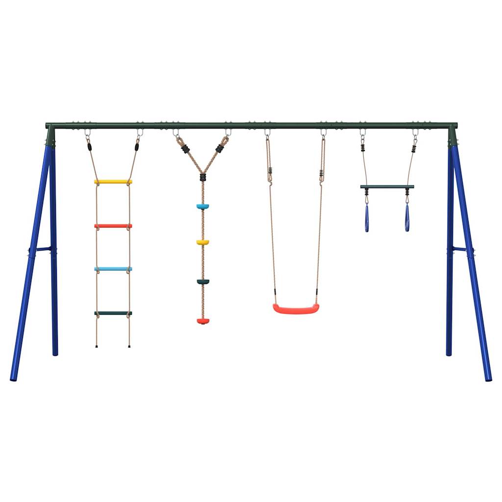Outdoor Swing Set with Swing. Trapeze. Ladder. Disc Swing