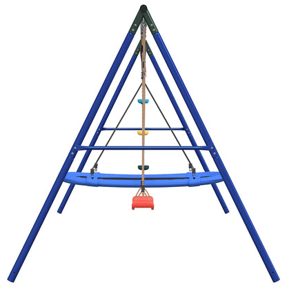 Outdoor Swing Set with Swing, Disc Swing, Nest Swing