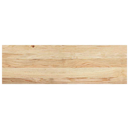 Stair Treads 2 pcs Untreated 80x25x2 cm Solid Wood Oak