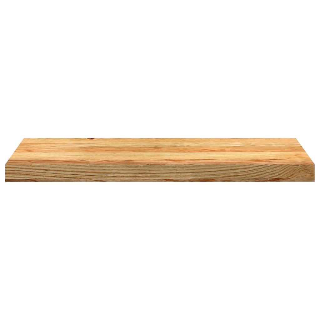 Stair Treads 2 pcs Light Brown 70x25x2 cm Solid Wood Oak