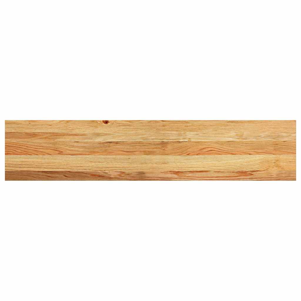 Stair Treads 2 pcs Light Brown 120x25x2 cm Solid Wood Oak