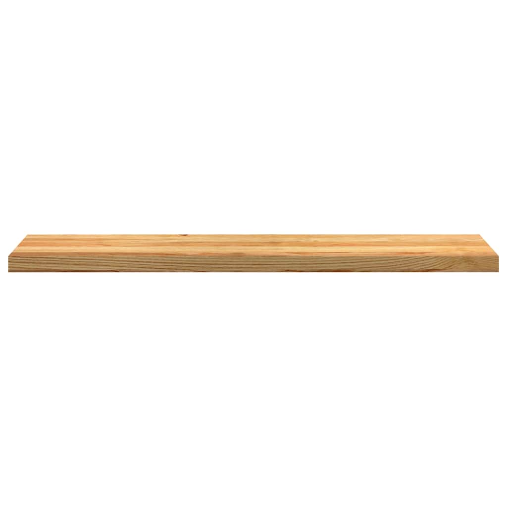 Stair Treads 2 pcs Light Brown 120x25x2 cm Solid Wood Oak