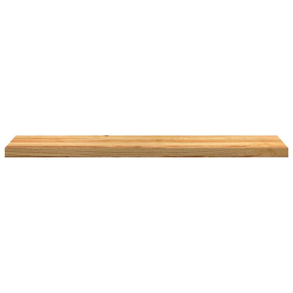 Stair Treads 2 pcs Light Brown 120x30x2 cm Solid Wood Oak
