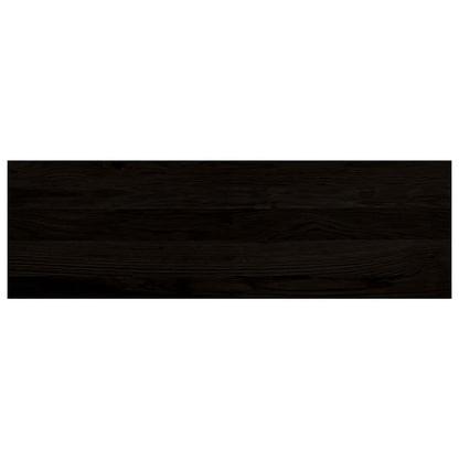 Stair Treads 2 pcs Dark Brown 80x30x2 cm Solid Wood Oak