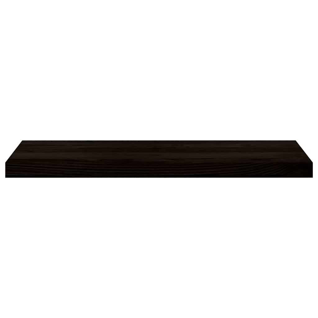 Stair Treads 2 pcs Dark Brown 80x30x2 cm Solid Wood Oak