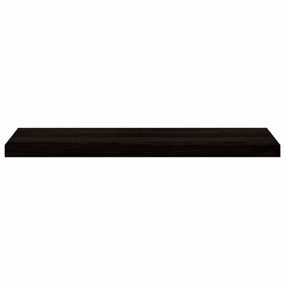 Stair Treads 2 pcs Dark Brown 90x30x2 cm Solid Wood Oak