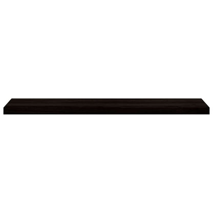 Stair Treads 2 pcs Brown Black 120x30x2 cm Solid Wood Oak