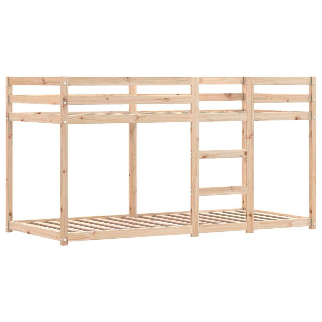 Bunk Bed without Mattress Blue 90x200 cm Solid Wood Pine
