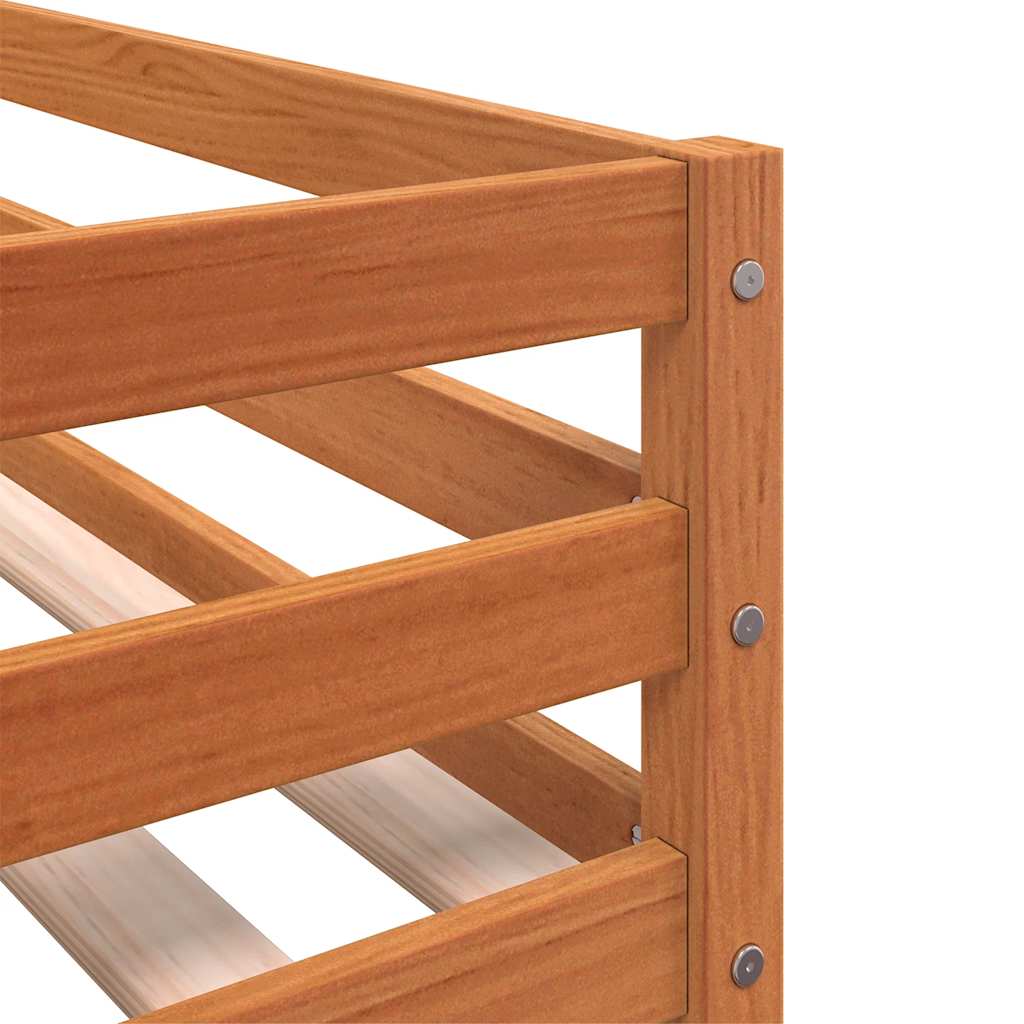 Bunk Bed without Mattress Pink 90x200 cm Solid Wood Pine