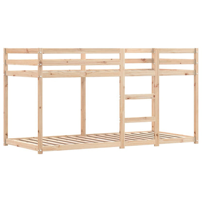 Bunk Bed without Mattress Blue 80x200 cm Solid Wood Pine