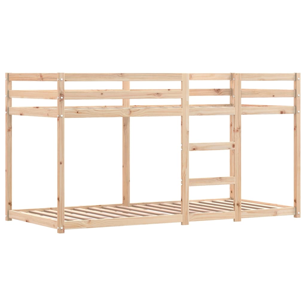 Bunk Bed without Mattress Blue 90x200 cm Solid Wood Pine