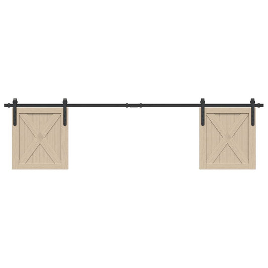  Sliding Cabinet Door Kit 200 cm Carbon Steel