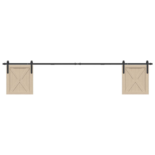 Sliding Cabinet Door Kit 244 cm Carbon Steel