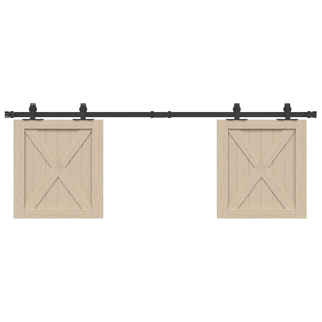 Sliding Cabinet Door Kit 152 cm Carbon Steel