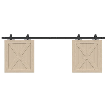 Sliding Cabinet Door Kit 152 cm Carbon Steel